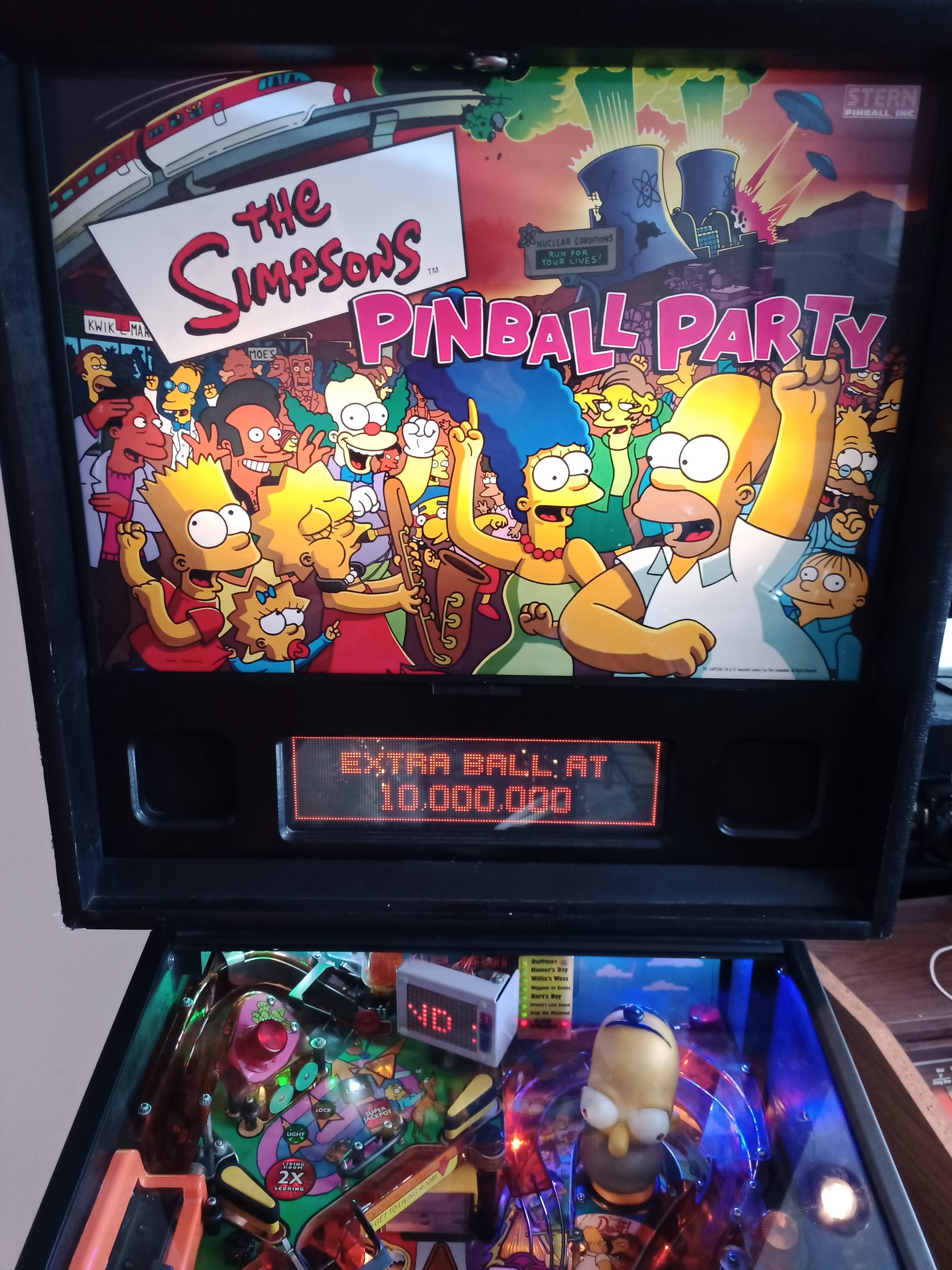 Simpsons Pinball Party - The Pinball Factor - Repair, Service and Expertise